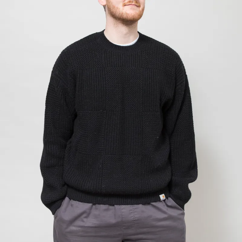 Carhartt WIP Bishop Sweater Black-1