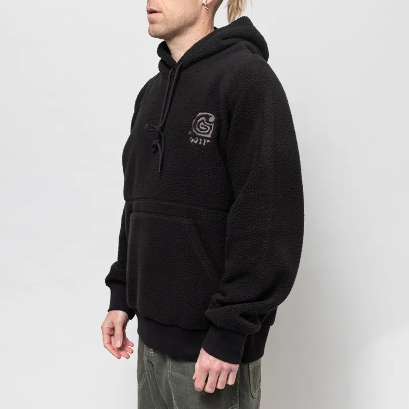 Carhartt WIP Hooded Helix Sweatshirt Black Porphyry-2