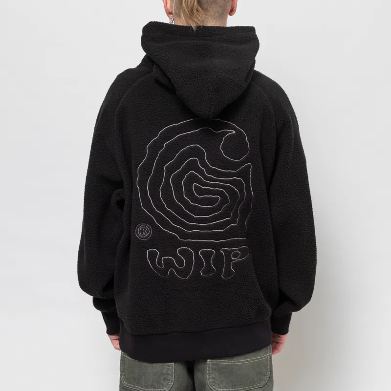 Carhartt WIP Hooded Helix Sweatshirt Black Porphyry