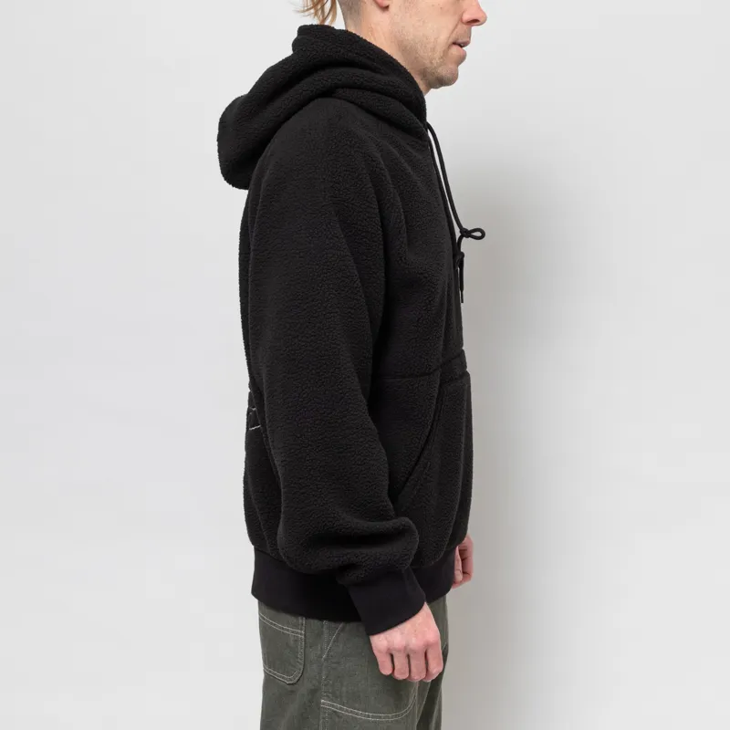 Carhartt WIP Hooded Helix Sweatshirt Black Porphyry-4