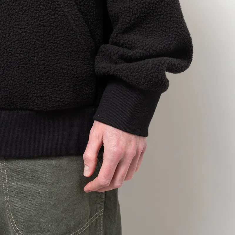 Carhartt WIP Hooded Helix Sweatshirt Black Porphyry-9