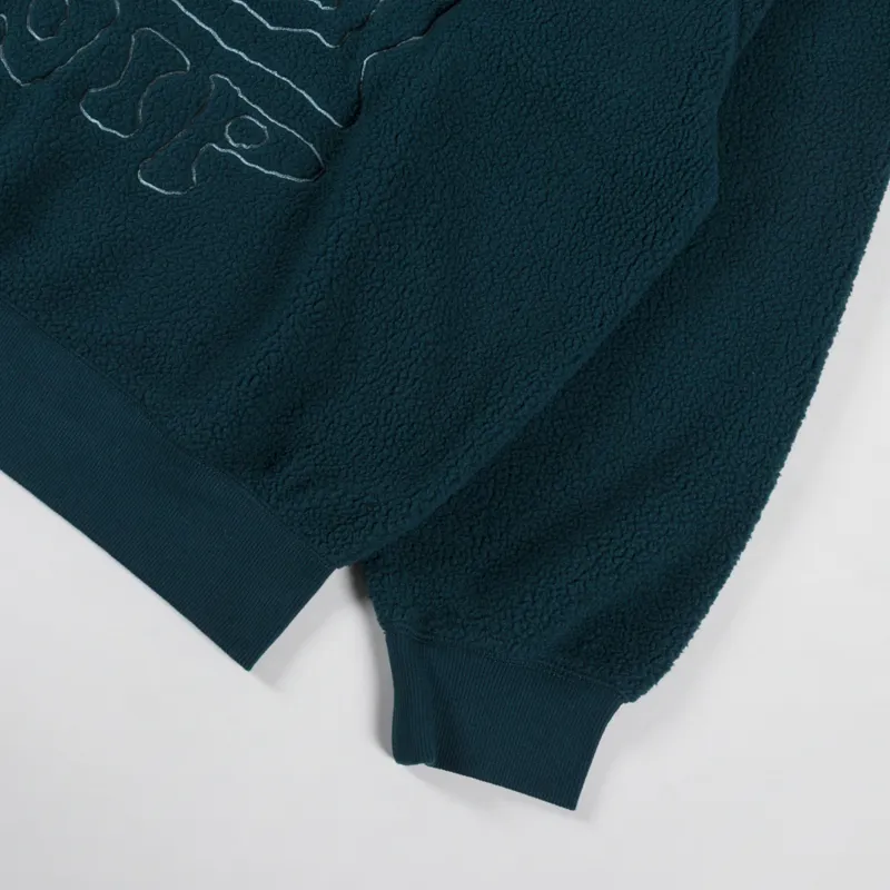 Carhartt WIP Hooded Helix Sweatshirt Deep Lagoon Silver Pine-8