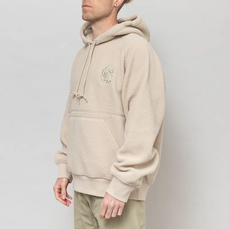 Carhartt WIP Hooded Helix Sweatshirt Fleur De Sel Wall-2