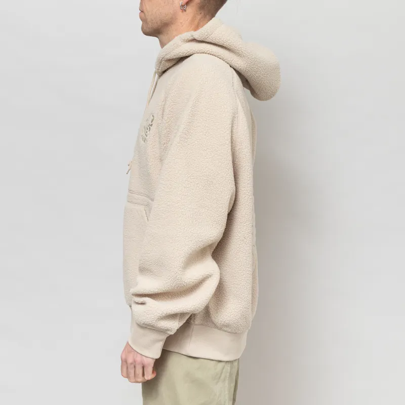 Carhartt WIP Hooded Helix Sweatshirt Fleur De Sel Wall-1