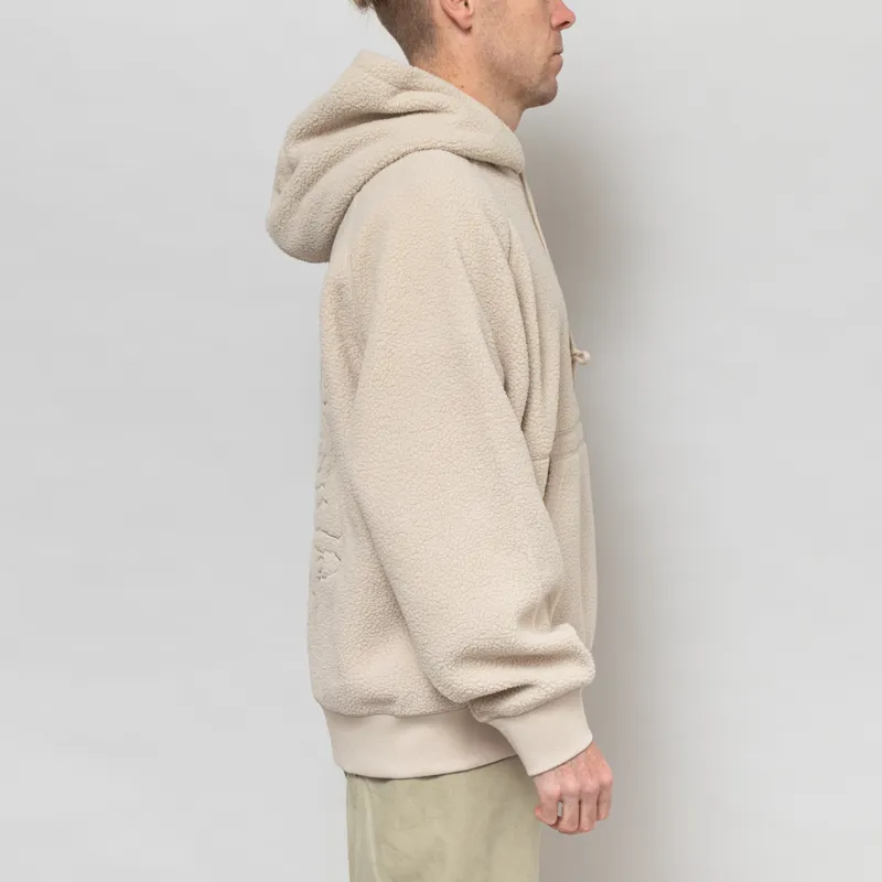 Carhartt WIP Hooded Helix Sweatshirt Fleur De Sel Wall-4