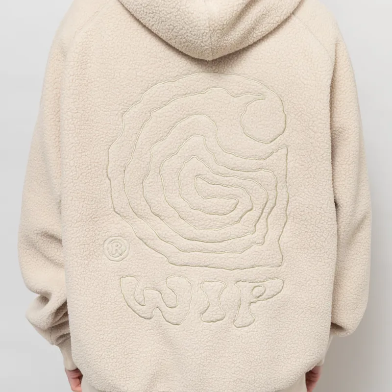 Carhartt WIP Hooded Helix Sweatshirt Fleur De Sel Wall-7