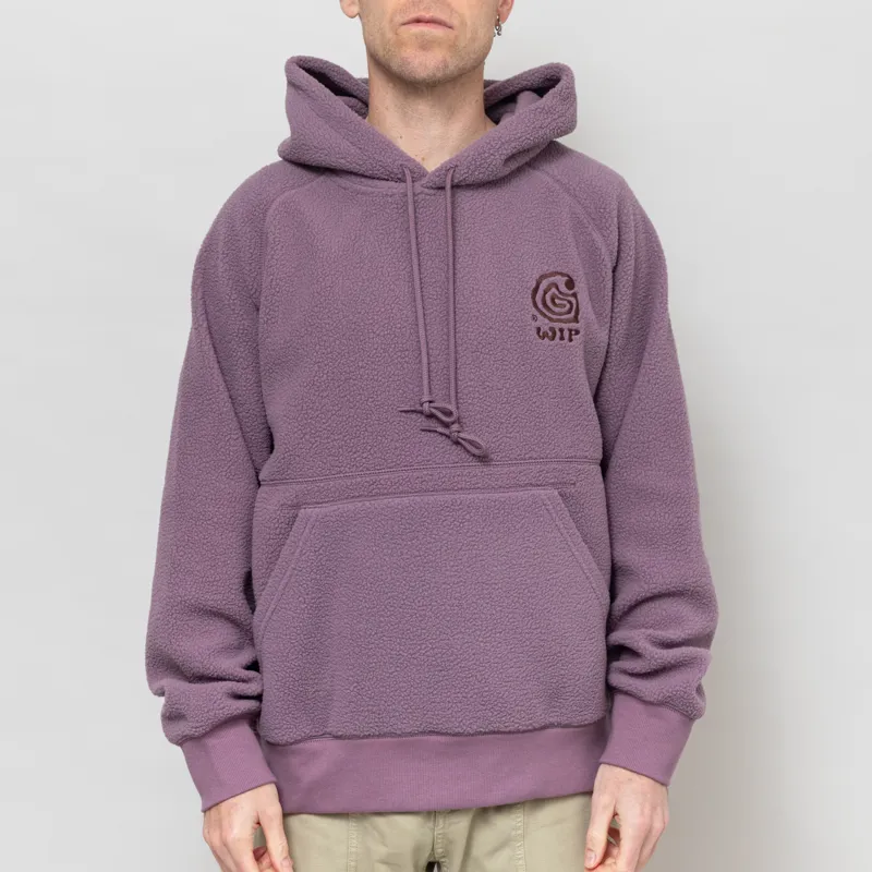 Carhartt WIP Hooded Helix Sweatshirt Phlox Palisander-3