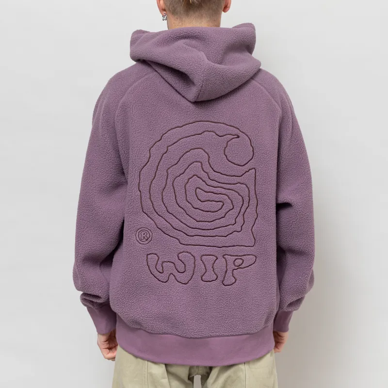 Carhartt WIP Hooded Helix Sweatshirt Phlox Palisander