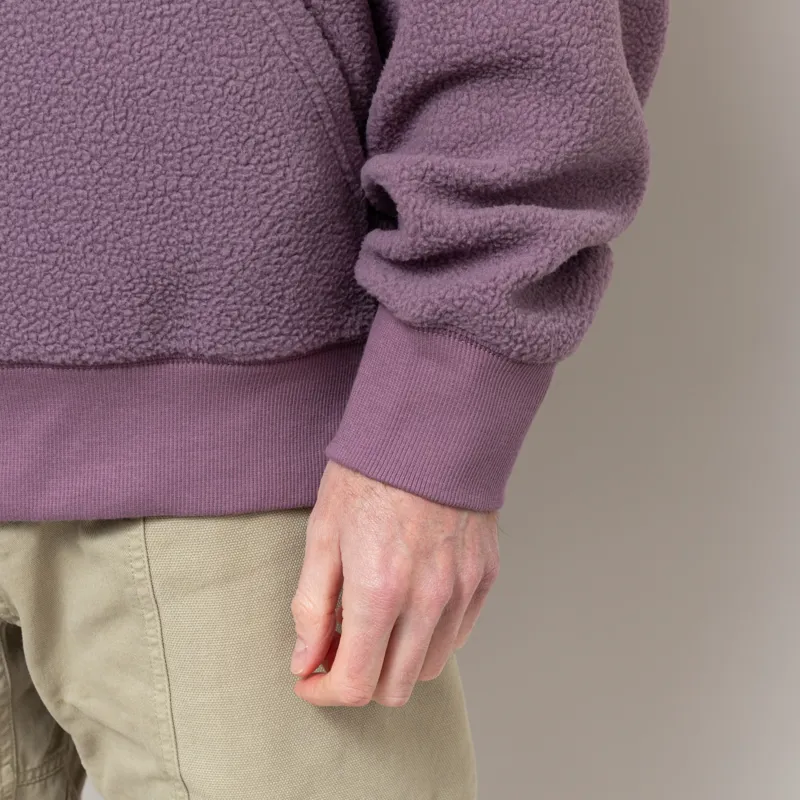 Carhartt WIP Hooded Helix Sweatshirt Phlox Palisander-11