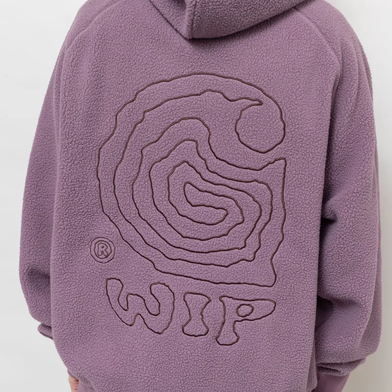 Carhartt WIP Hooded Helix Sweatshirt Phlox Palisander-5