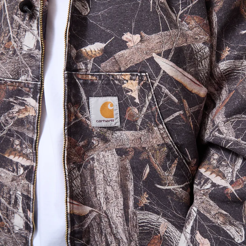 Carhartt WIP OG Active Jacket Camo Feather Tree Black Heavy Stone Wash-6