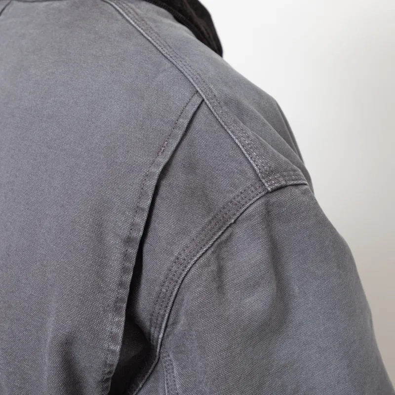 Carhartt WIP OG Chore Coat Graphite Black Stone Canvas-9