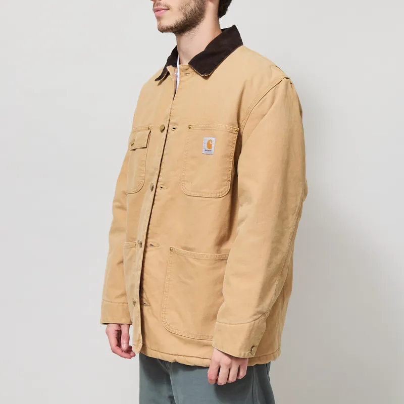 Carhartt WIP OG Chore Coat WIP Dusty H Tobacco Stone Canvas-1