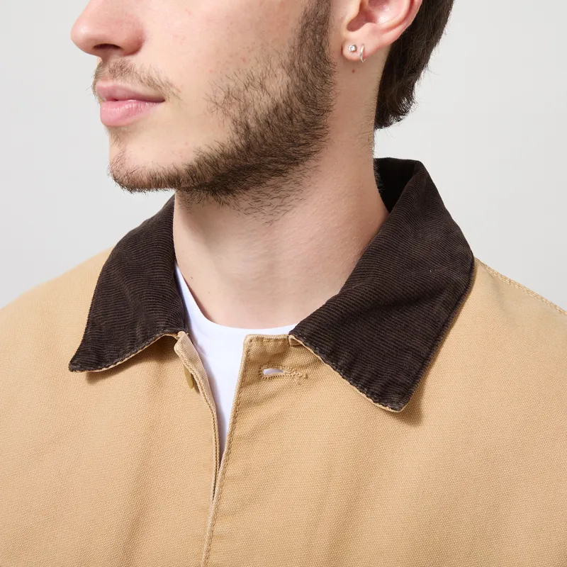 Carhartt WIP OG Chore Coat WIP Dusty H Tobacco Stone Canvas-3