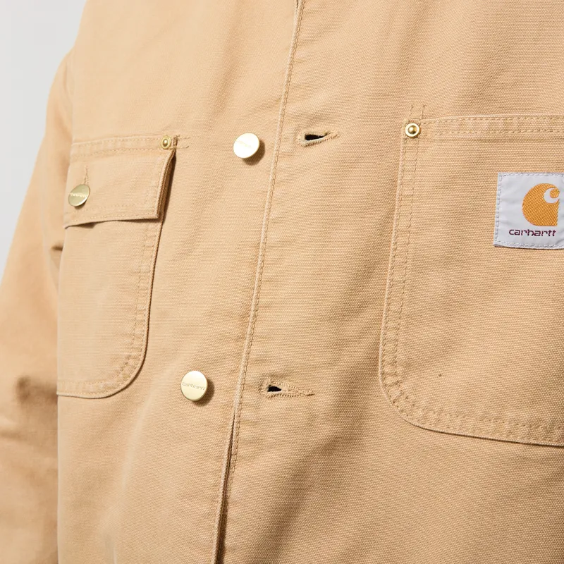 Carhartt WIP OG Chore Coat WIP Dusty H Tobacco Stone Canvas-5