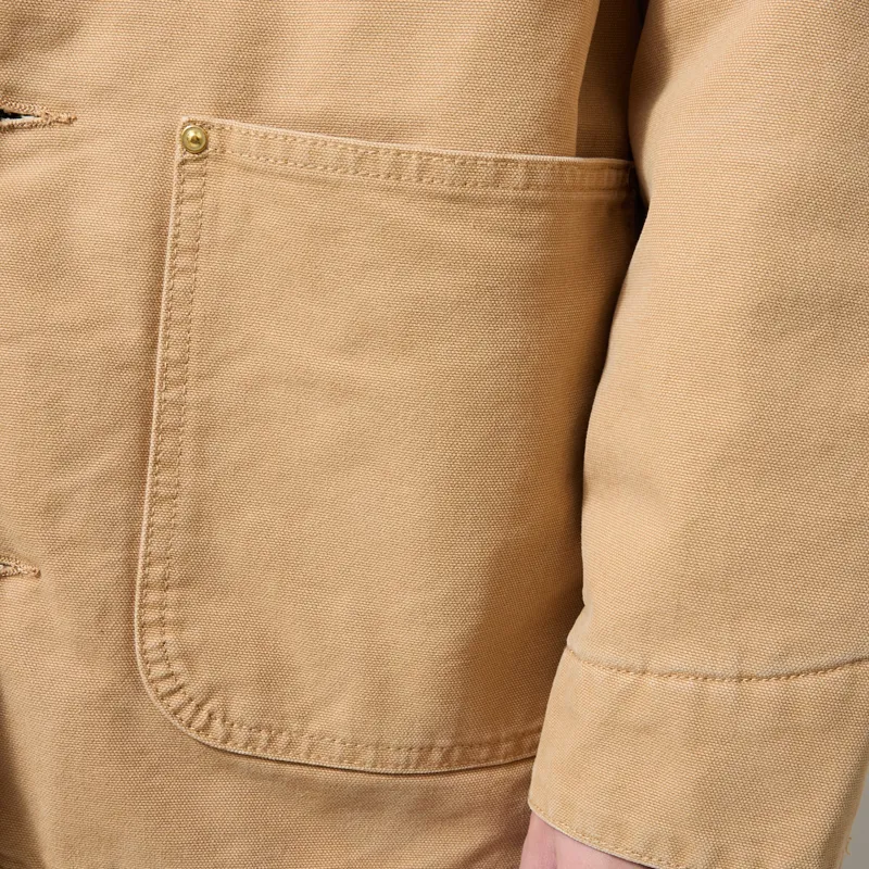 Carhartt WIP OG Chore Coat WIP Dusty H Tobacco Stone Canvas-9