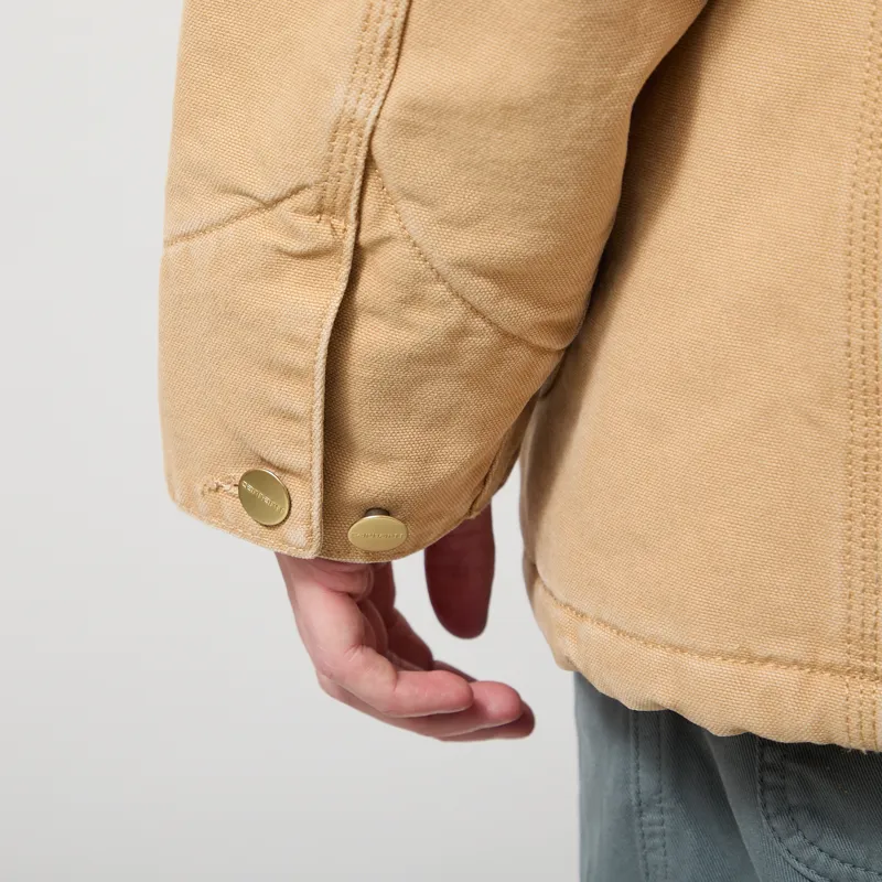 Carhartt WIP OG Chore Coat WIP Dusty H Tobacco Stone Canvas-11