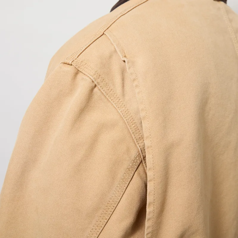 Carhartt WIP OG Chore Coat WIP Dusty H Tobacco Stone Canvas-8