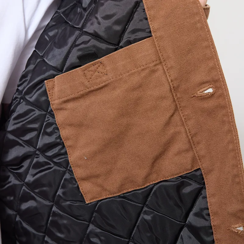 Carhartt WIP OG Chore Coat Hamilton WIP H Brown Tobacco Stone Canvas-6