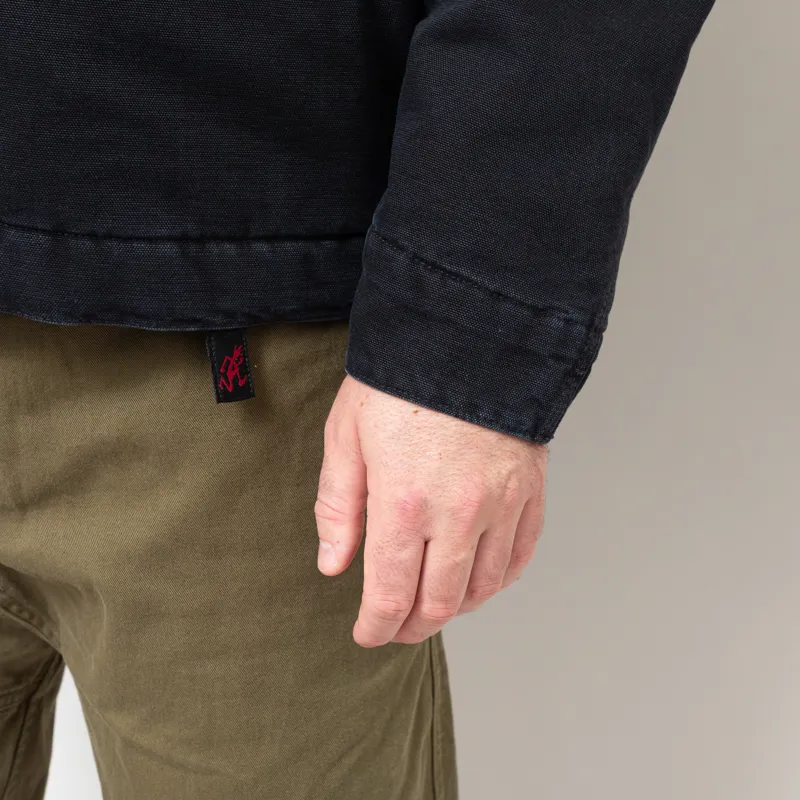 Carhartt WIP OG Detroit Jacket Black Stone Canvas-11