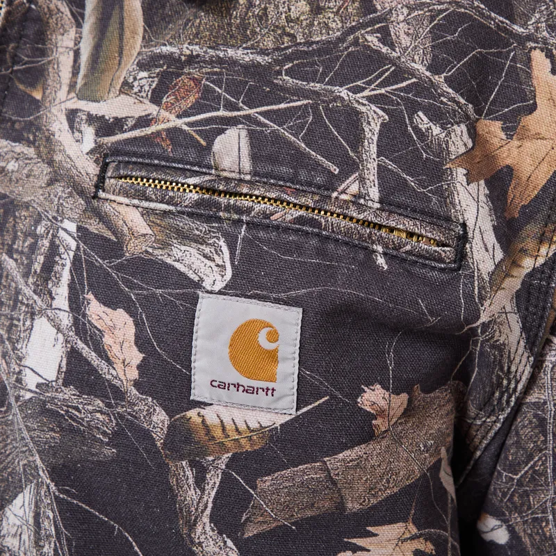 Carhartt WIP OG Detroit Jacket Camo Feather Tree Black-5
