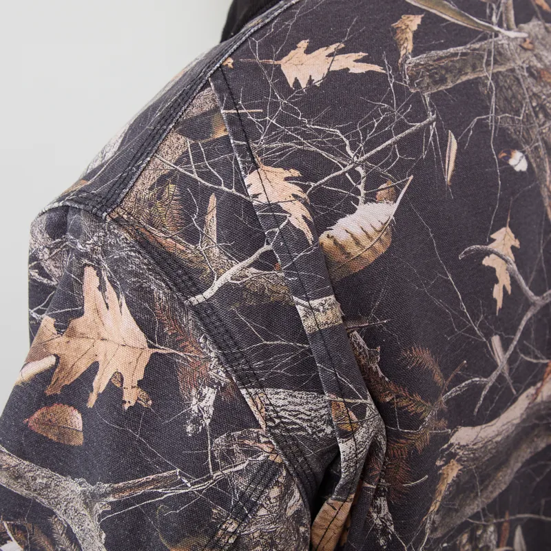 Carhartt WIP OG Detroit Jacket Camo Feather Tree Black-8