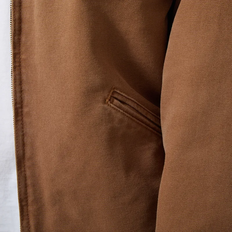 Carhartt WIP OG Detroit Jacket WIP H Brown Stone Canvas-10