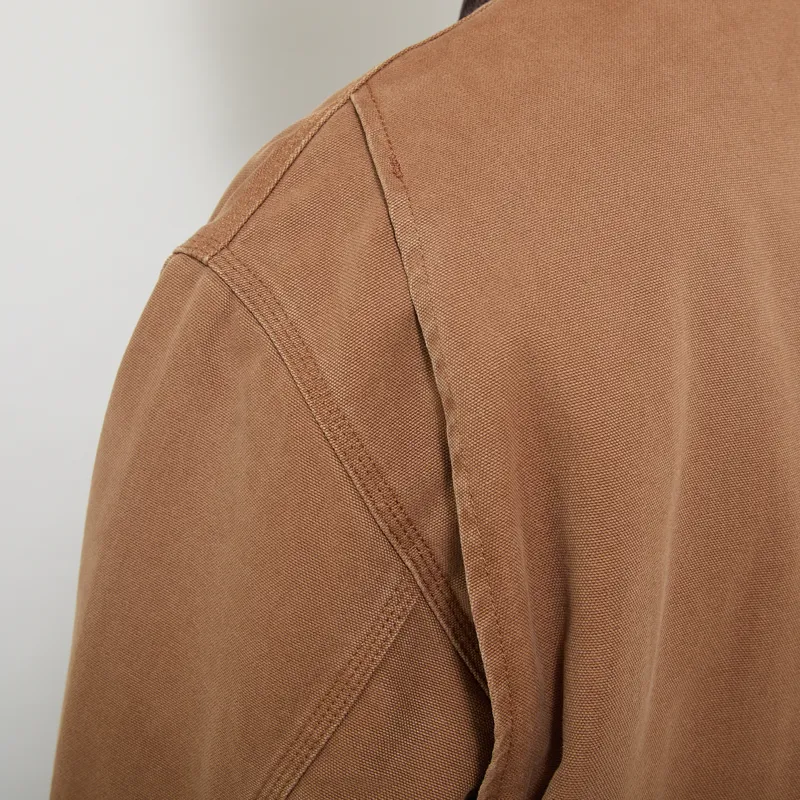 Carhartt WIP OG Detroit Jacket WIP H Brown Stone Canvas-7