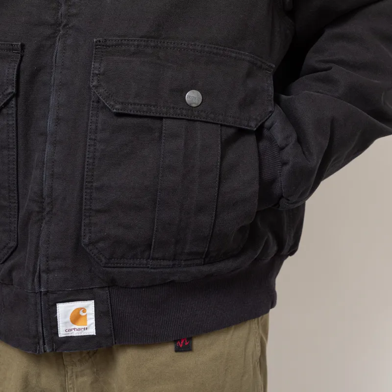 Carhartt WIP Stanton Jacket Black Stonewashed-8