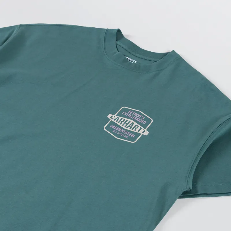 Carhartt WIP Networks T Shirt Silver Pine-3