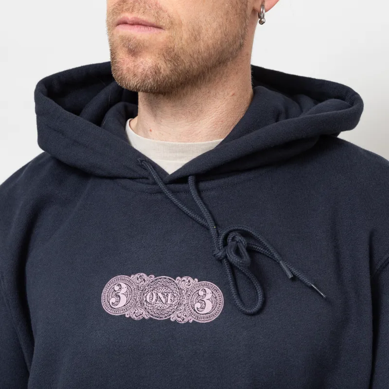 Carhartt WIP Hooded 3 One 3 Sweatshirt Deep Night-6