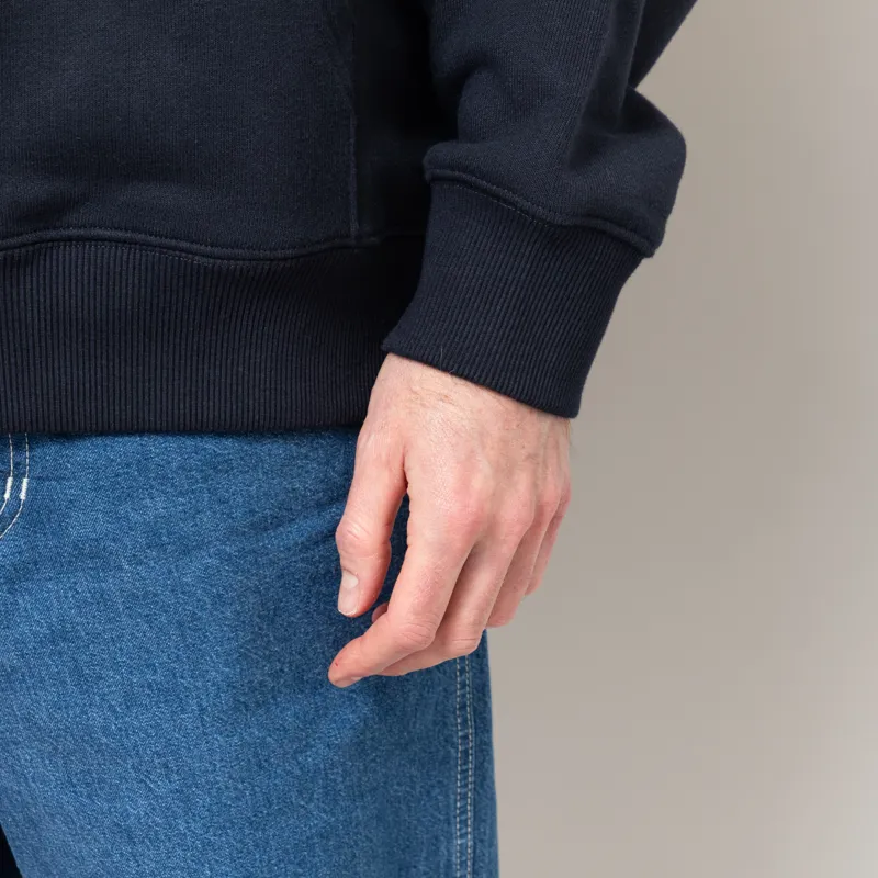 Carhartt WIP Hooded 3 One 3 Sweatshirt Deep Night-10