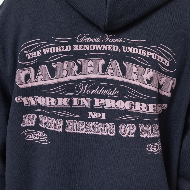 Carhartt WIP Hooded 3 One 3 Sweatshirt Deep Night-7