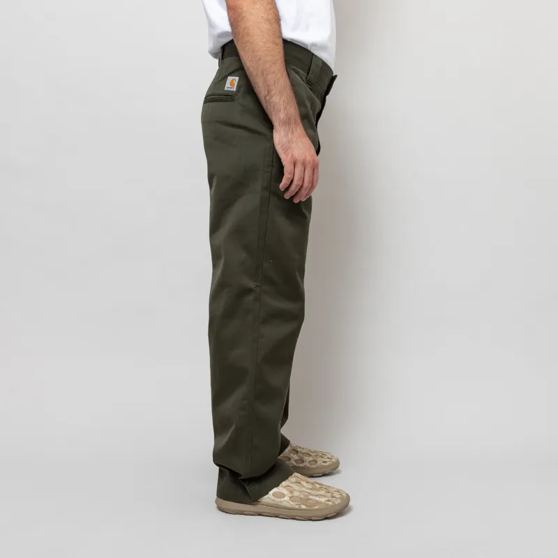 Carhartt WIP Craft Pant Cypress Rinsed Denison Twill-4