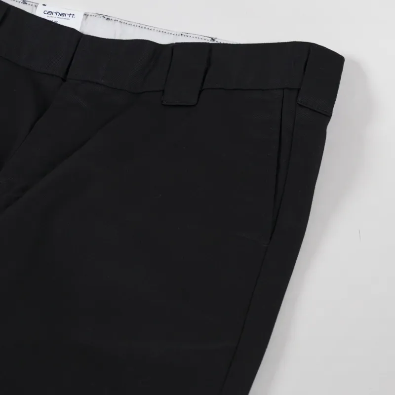 Carhartt WIP Craft Pant Black Rinsed Denison Twill-8