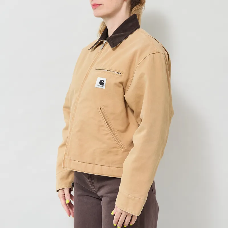 Carhartt WIP Womens OG Detroit Jacket WIP Dusty H Tobacco-1