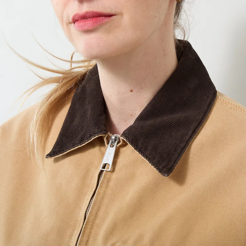 Carhartt WIP Womens OG Detroit Jacket WIP Dusty H Tobacco-3