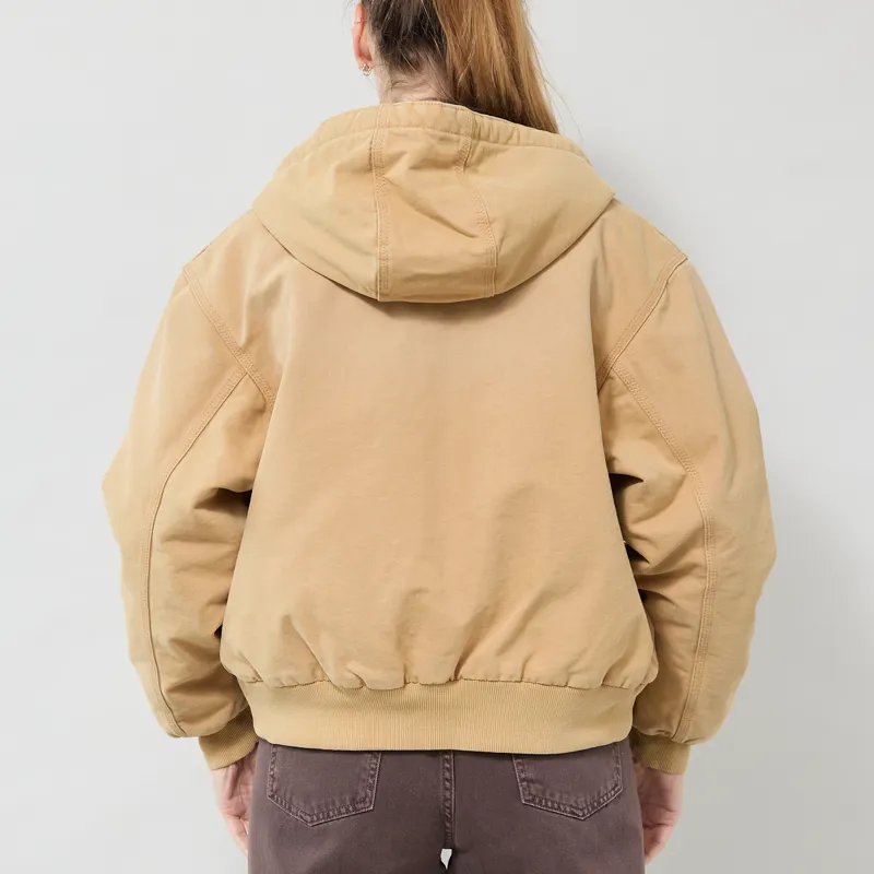 Carhartt WIP Womens OG Active Jacket WIP Dusty H Stone Canvas-2
