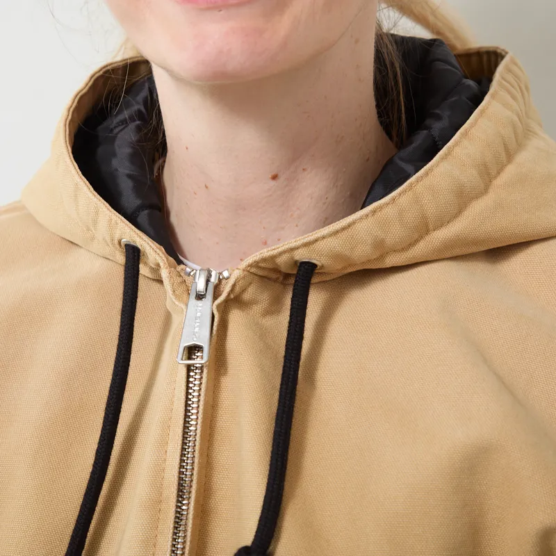 Carhartt WIP Womens OG Active Jacket WIP Dusty H Stone Canvas-3