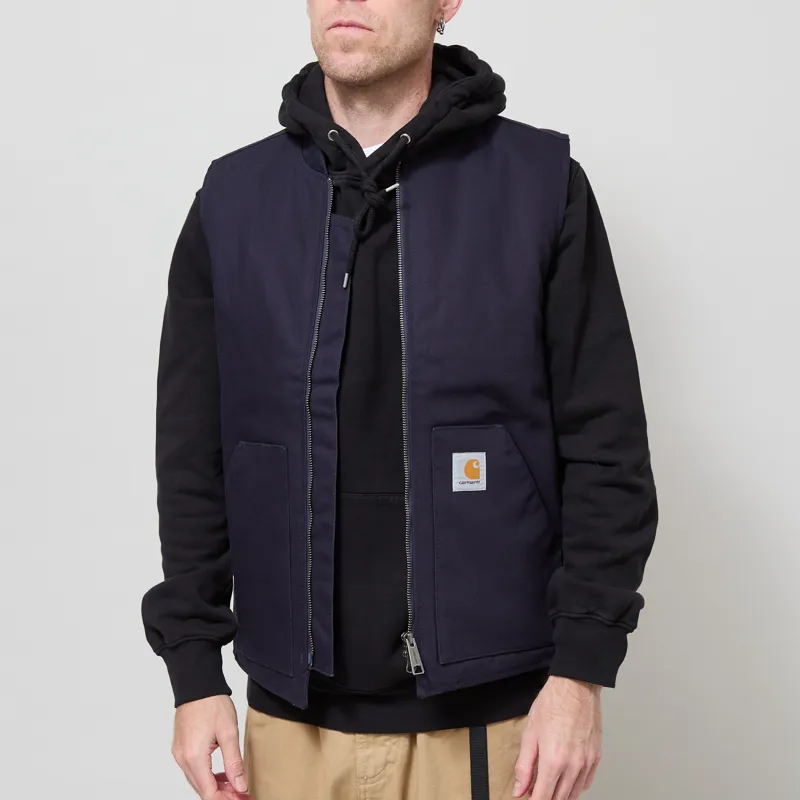 Carhartt WIP Classic Vest Dark Navy Rigid
