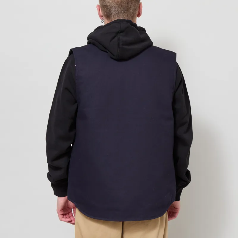 Carhartt WIP Classic Vest Dark Navy Rigid-2