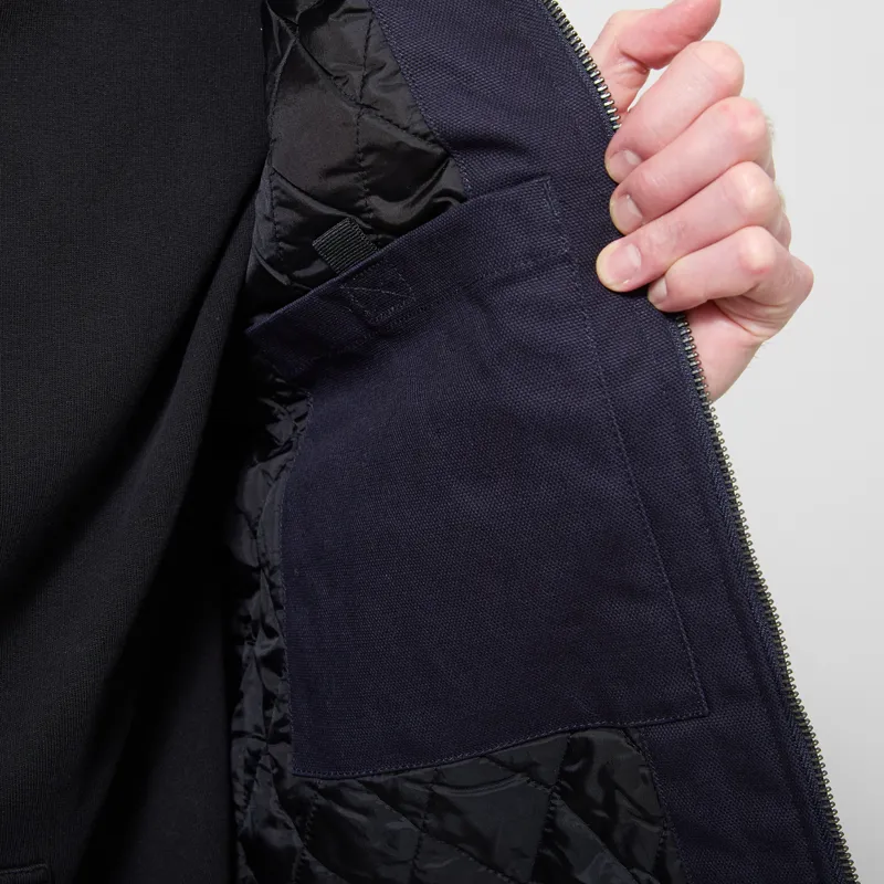 Carhartt WIP Classic Vest Dark Navy Rigid-5