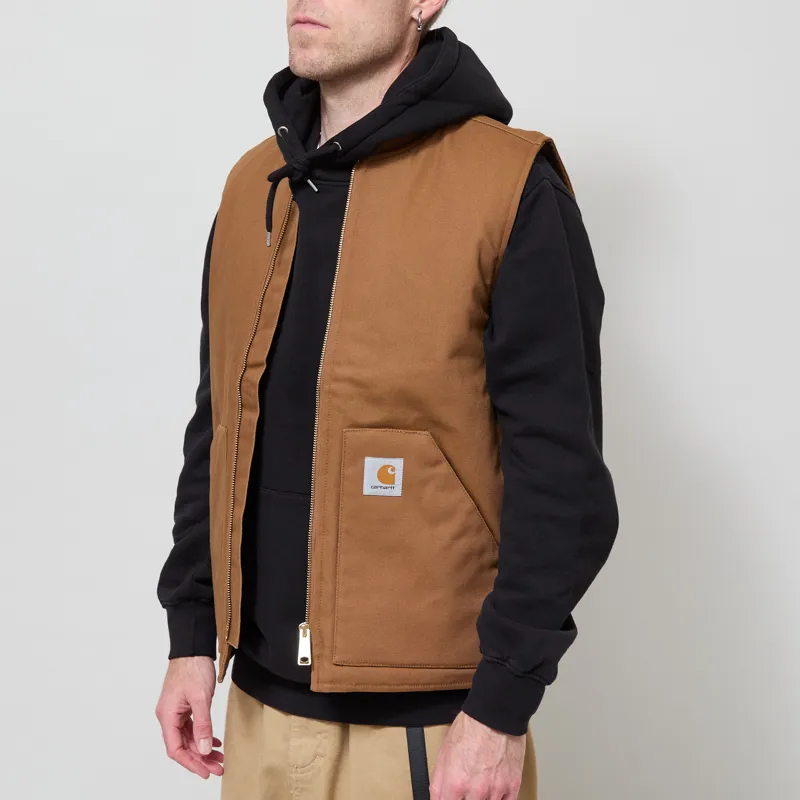 Carhartt WIP Classic Vest Hamilton Brown Rigid-1