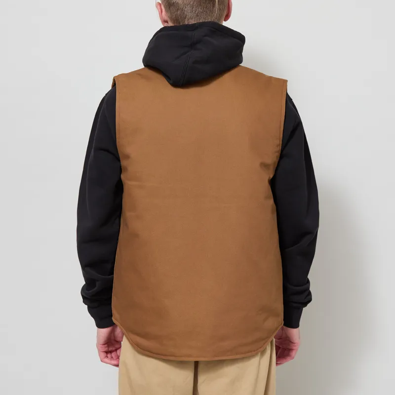 Carhartt WIP Classic Vest Hamilton Brown Rigid-2