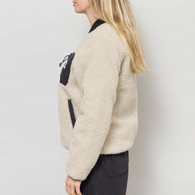 Carhartt WIP Womens Janet Liner Fleur De Sel Black-2