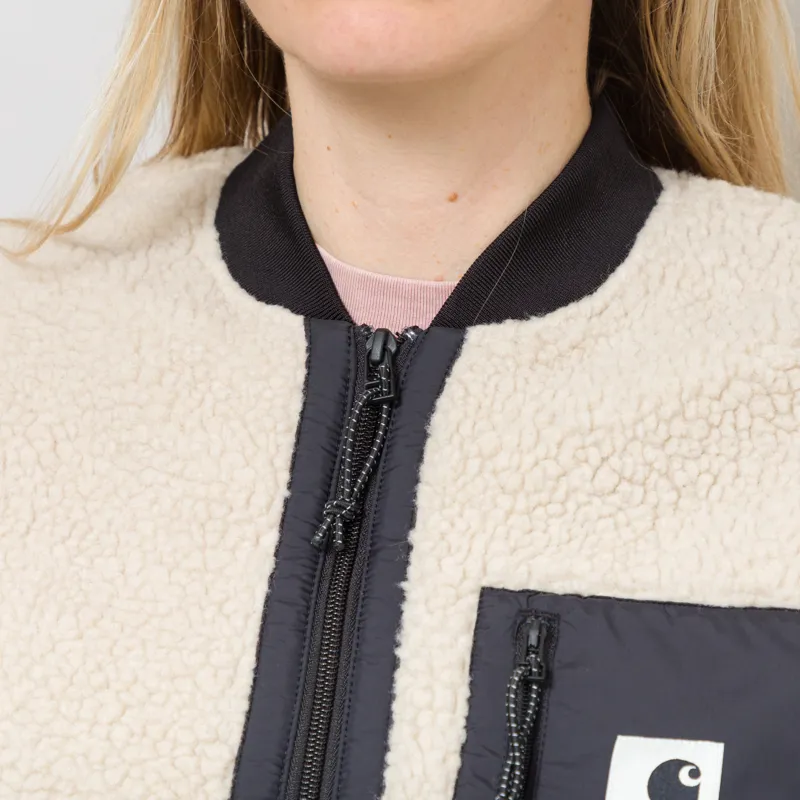 Carhartt WIP Womens Janet Liner Fleur De Sel Black-5