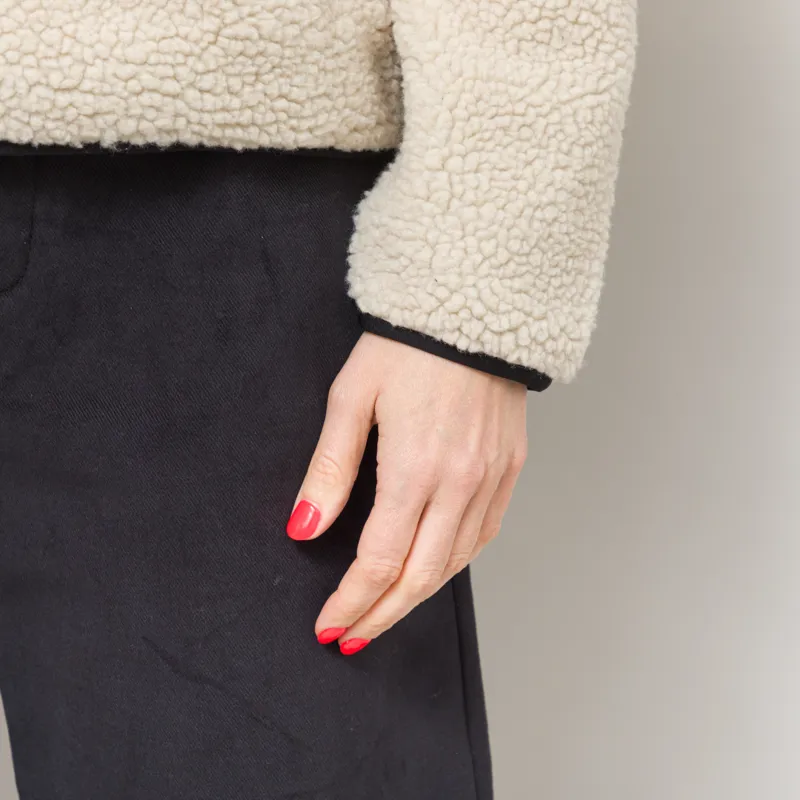 Carhartt WIP Womens Janet Liner Fleur De Sel Black-9