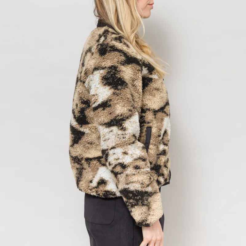 Carhartt WIP Womens Janet Liner Wild Dog Jacquard Black-5