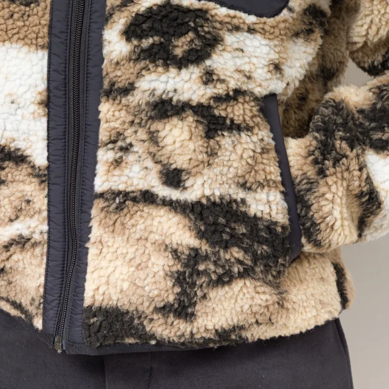 Carhartt WIP Womens Janet Liner Wild Dog Jacquard Black-8