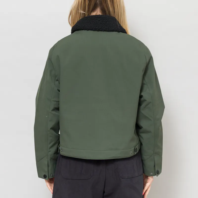 Carhartt WIP Womens Newkirk Jacket Opuntia Wild Dog Print-4